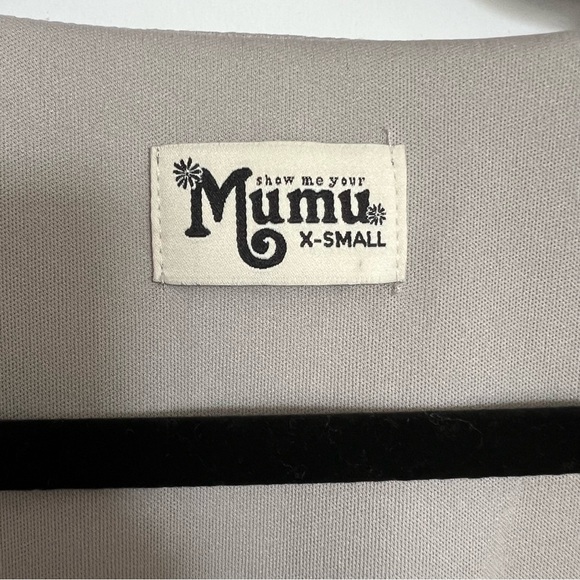 ⚪️ Show Me Your Mumu Noelle Wrap Maxi Dress – Floral Gray | XS - Picture 3 of 8